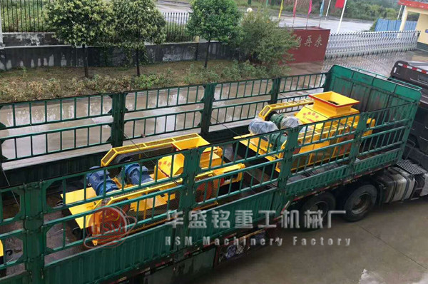 對輥破碎機發(fā)貨圖